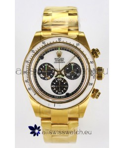 Rolex Daytona Super Clone Neon Artisans De Geneve Yellow Gold Watch Swiss Replica