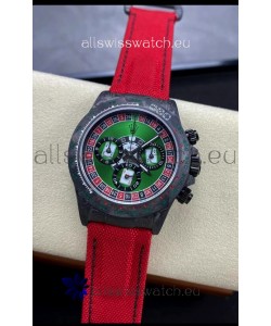 Rolex Daytona DiW NTPT Carbon Lucky Player Casino Swiss Replica Watch 1:1 Mirror Replica