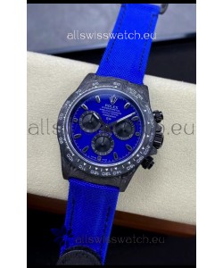 Rolex Daytona DiW Miami Blue Edition Watch - Forged Cabon Casing 1:1 Mirror Replica
