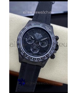 Rolex Daytona DiW All Black Edition Watch - Forged Cabon Casing 1:1 Mirror Replica