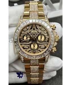 Rolex Cosmograph Daytona "Eye of the Tiger" Edition in 904L Yellow Gold 1:1 Mirror Replica Watch