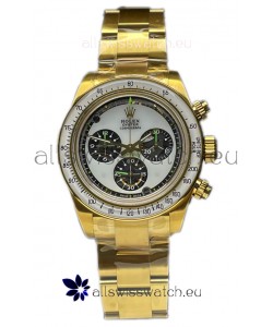 Rolex Daytona 116508 Neon Artisans De Geneve Yellow Gold Watch Swiss Replica 