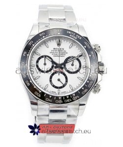 Rolex Cosmograph Daytona Panda 126500 White Dial Cal.4131 Movement - 904L Steel Watch