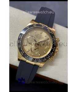 Rolex Cosmograph Daytona 116518LN-0037 Yellow Gold Original Cal.4130 Movement - 904L Steel Watch