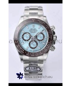 Rolex Cosmograph Daytona ICE Blue Dial Original Cal.4130 Movement - 904L Steel Watch