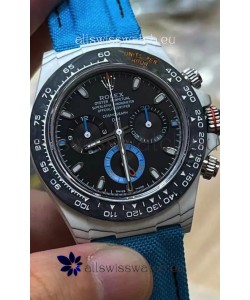 Rolex Cosmograph Daytona DiW RACING BLUE Edition Carbon Fiber Watch - Cal.4130 Movement 