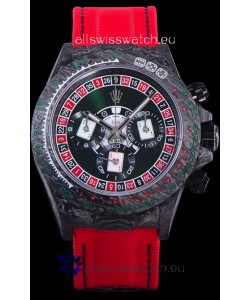 Rolex Daytona DiW NTPT Carbon Lucky Player Casino Swiss Replica Watch 