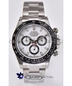 Rolex Cosmograph Daytona M116500LN Original Cal.4130 Movement - 904L Steel Watch in White Dial