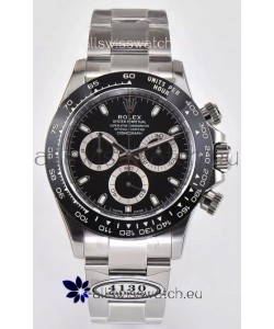 Rolex Cosmograph Daytona M116500LN Original Cal.4130 Movement - 904L Steel Watch in Black Dial