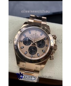Rolex Cosmograph Daytona M116505-0009 Rose Gold Original Cal.4130 Movement - 904L Steel Watch