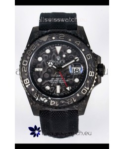 Rolex GMT Masters II Super Clone DiW Edition Swiss Replica Lightweight Carbon Casing Watch 