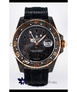 Rolex GMT Masters II Super Clone DiW Edition Swiss Replica Lightweight Carbon Casing Watch 