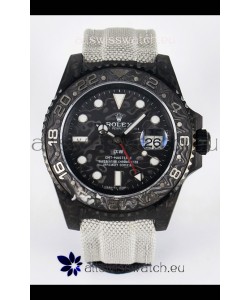 Rolex GMT Masters II Super Clone DiW Edition Swiss Replica Lightweight Carbon Casing Watch 