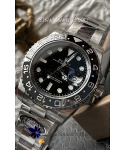 Rolex GMT Masters II 126710GRNR "Bruce Wayne" 904L Steel Oyster Strap Swiss Replica Watch 