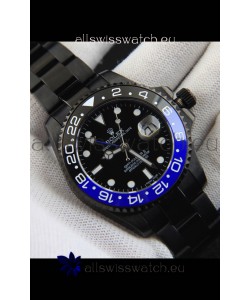Rolex GMT Masters II Japanese Movement Replica Watch in PVD Casing 