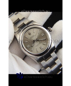 Rolex Oyster Perpetual Japanese Movement Replica Watch 36MM - Grey Dial