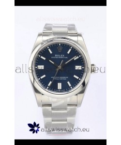 Rolex Oyster Perpetual REF#126000 36MM Swiss Movement Swiss Replica Blue Dial 904L Steel 1:1 Mirror Replica Watch