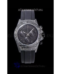 Rolex Daytona DiW Edition "All Black" Forged Cabon Casing 1:1 Mirror Replica