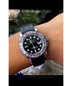 Rolex Yachtmaster 126679 White Gold Diamonds Cal.3235 Swiss 1:1 Ultimate 904L Steel Watch