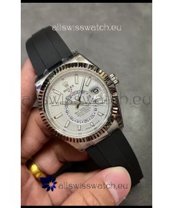 Rolex Sky-Dweller REF# M336235 White Dial Watch in 904L Steel Case 1:1 Mirror Replica