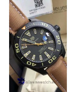Tag Heuer Aquaracer Calibre 5 DLC Coating with Ceramic Bezel Swiss Replica 41MM