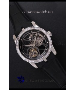 Roger Dubuis Excalibur Spider Flying Tourbillon Skeleton Titanium Casing 1:1 Mirror Swiss Watch