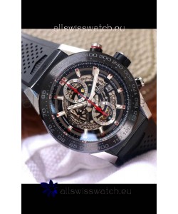 Tag Heuer Carrera Heuer 01 Swiss Replica Watch in Steel Casing
