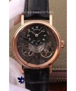 Breguet Tradition 7057BR/R9/9W6 Pink Gold Dual Tourbillon Swiss Replica Watch