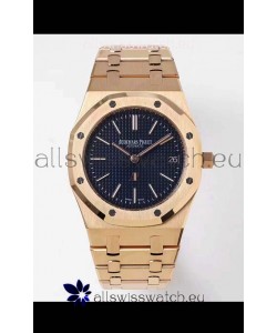 Audemars Piguet Royal Jumbo Oak Extra Thin Swiss Replica Yellow Gold - 1:1 Mirror Replica Watch