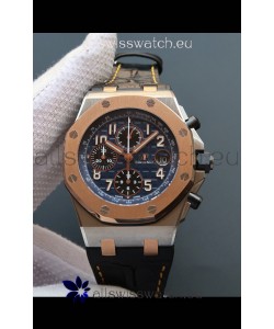 Audemars Piguet Royal Oak Offshore Chronograph 2 Tone 904L Steel 1:1 Mirror 3126 Movement