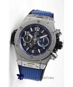 Hublot Big Bang Unico Titanium Blue 1:1 Mirror Edition Swiss Replica Watch