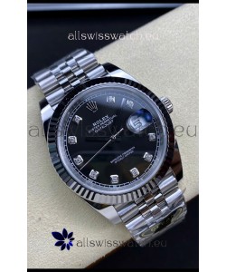 Rolex Datejust 126334 41MM ETA 3235 Swiss 1:1 Mirror Replica Watch in 904L Steel - Black Dial 
