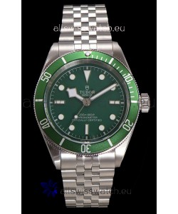 Tudor Black Bay Super Clone Harrods Edition Green Dial Swiss Replica Watch 