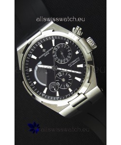 Vacheron Constantin Overseas Dual Time Black Dial Swiss Replica Watch 