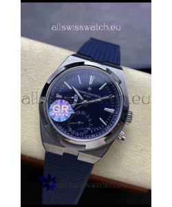 Vacheron Constantin Overseas Dual Time Stainless Steel 1:1 Mirror Swiss Replica Blue Dial