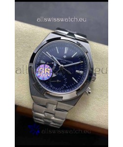 Vacheron Constantin Overseas Dual Time Stainless Steel 1:1 Mirror Swiss Replica Blue Dial