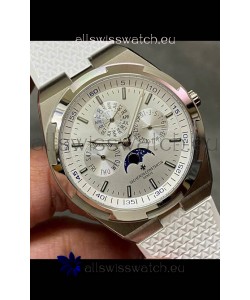 Vacheron Constantin Overseas Perpetual Calendar Ultra-Thin Steel Dial with Steel Strap