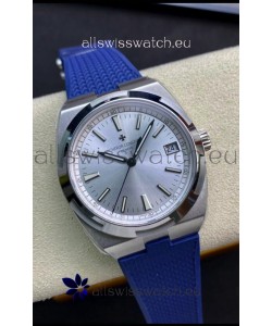 Vacheron Constantin Overseas 1:1 Mirror Swiss Replica Watch in Steel Dial - Rubber Strap