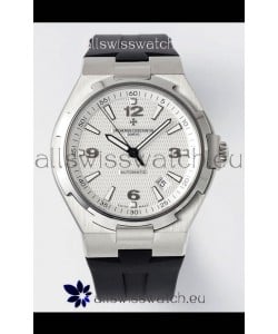 Vacheron Constantin Overseas 1:1 Mirror Swiss Replica Watch in White Dial - Rubber Strap