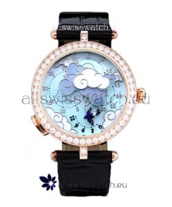 Van Cleef & Arpels Donde Des Papillons Rose Gold Casing Swiss Movement Replica Watch 