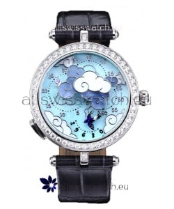Van Cleef & Arpels Donde Des Papillons Stainless Steel Casing Swiss Movement Replica Watch 