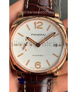 Panerai Luminor DUE PAM1042 Edition 1:1 Mirror Swiss Replica Watch in Rose Gold Casing 42MM