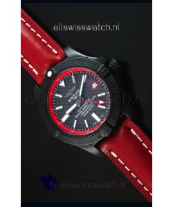 Breitling Chronometre GMT Carbon Dial Swiss Replica Watch in PVD Casing