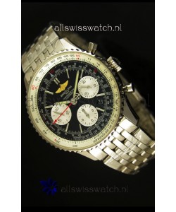 Breitling Navitimer 01 Swiss 1:1 Mirror Updated 2017 Replica Watch in Black Dial