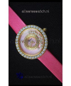 Chopard Happy Dreams 36MM in Pink Dial and Pink Strap
