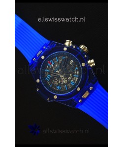 Hublot Big Bang Unico Blue Sapphire Quartz Replica Watch 45MM