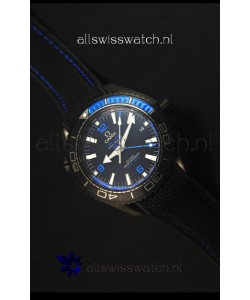 Omega Seamaster Planet Ocean Deep Black Blue GMT 1:1 Edition Swiss Replica Watch