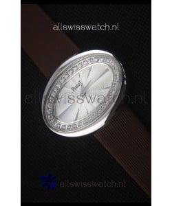 Piaget Limelight Magic Hour Swiss Quartz Steel Case in Black Strap