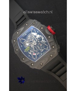 Richard Mille RM035-2 Rafael Nadal Forged Carbon Case with Red Crown