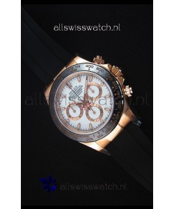 Rolex Daytona 116515 Everose 1:1 Mirror Replica White Dial Watch 